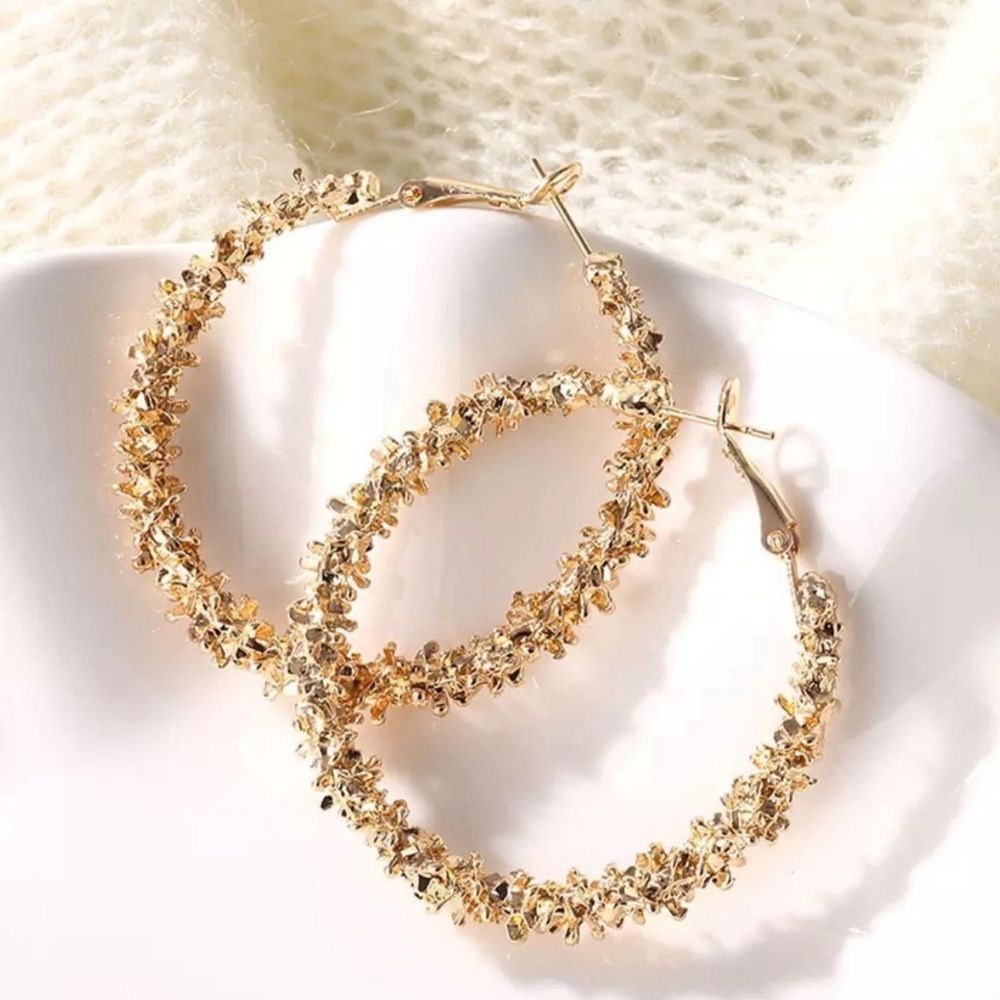 Gold Hoop Earrings